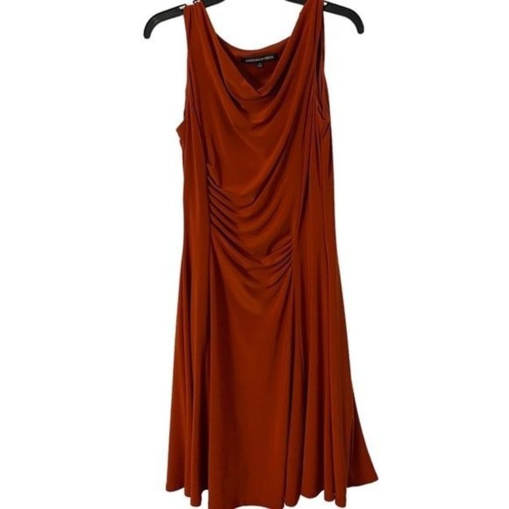 Jones Wear Sleeless Dress Size 8 Rust Color